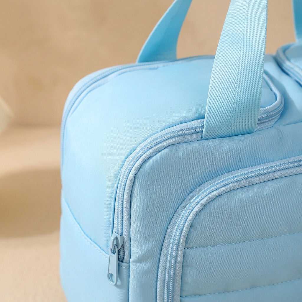 Packpouch™ Oxford Cloth Toiletry Bag, material and detail close-up