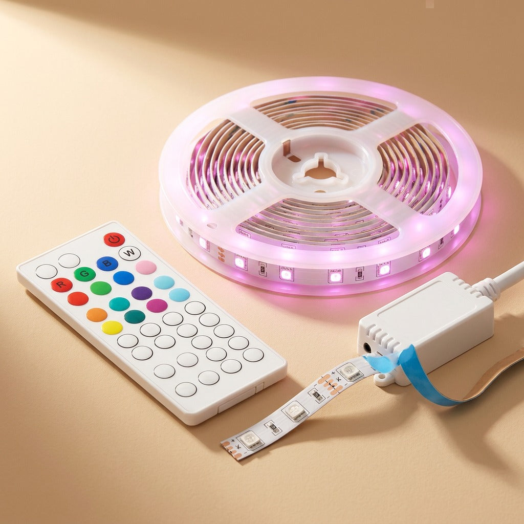 Tunestrip™ RGB Bluetooth Music Light Strip, material and detail close-up