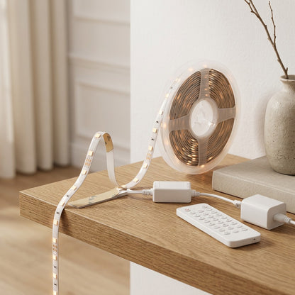 Tunestrip™ RGB Bluetooth Music Light Strip, styled close view