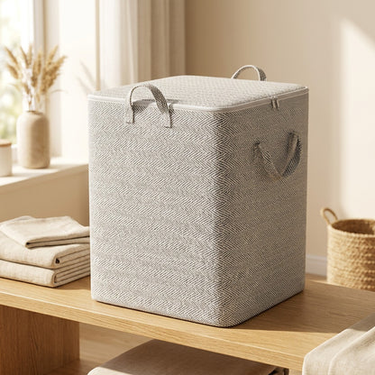 Quiltstash™ Non-Woven Quilt Storage Bag in a calm home setting