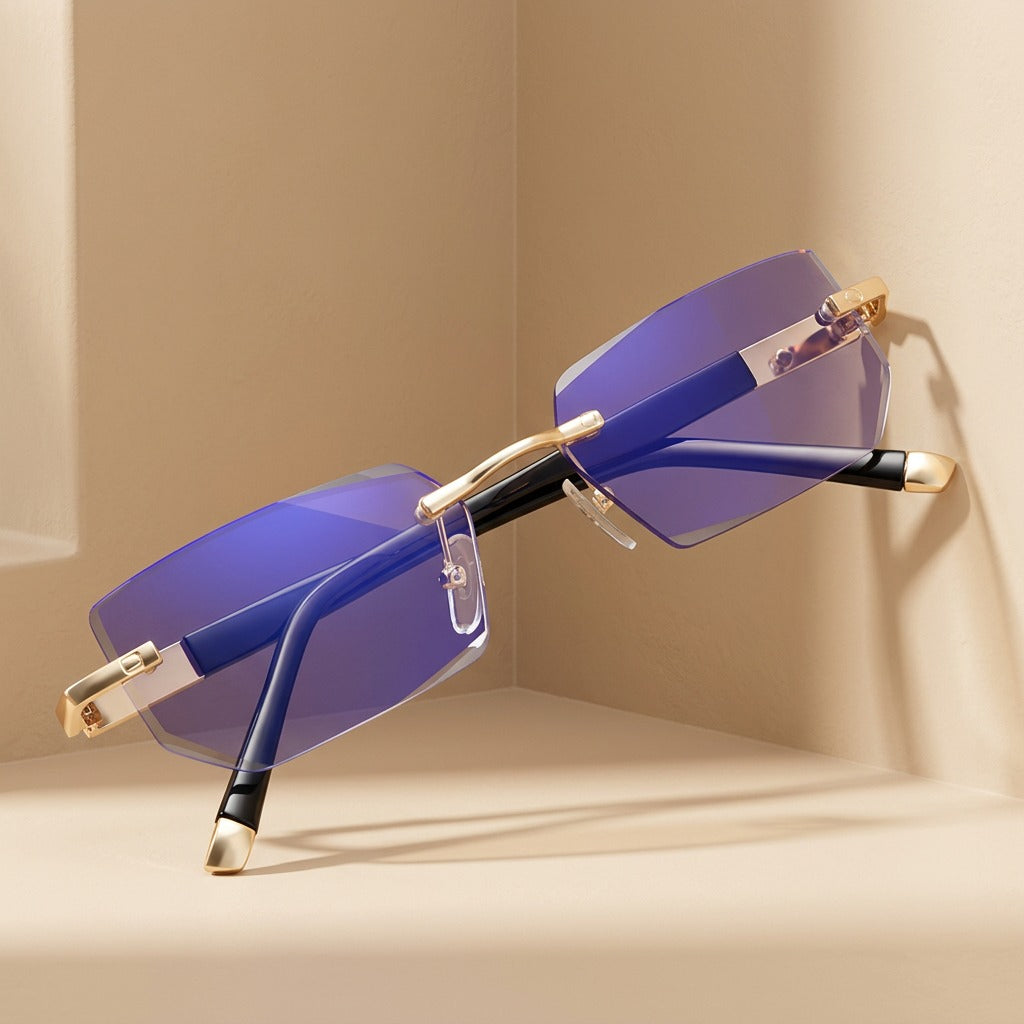 Lightline™ Rimless Anti-Blue Light Reading Glasses