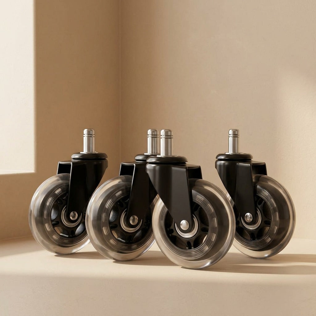 Clearglide™ Transparent Office Chair Caster Wheel