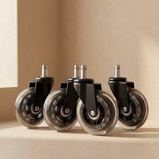 Clearglide™ Transparent Office Chair Caster Wheel
