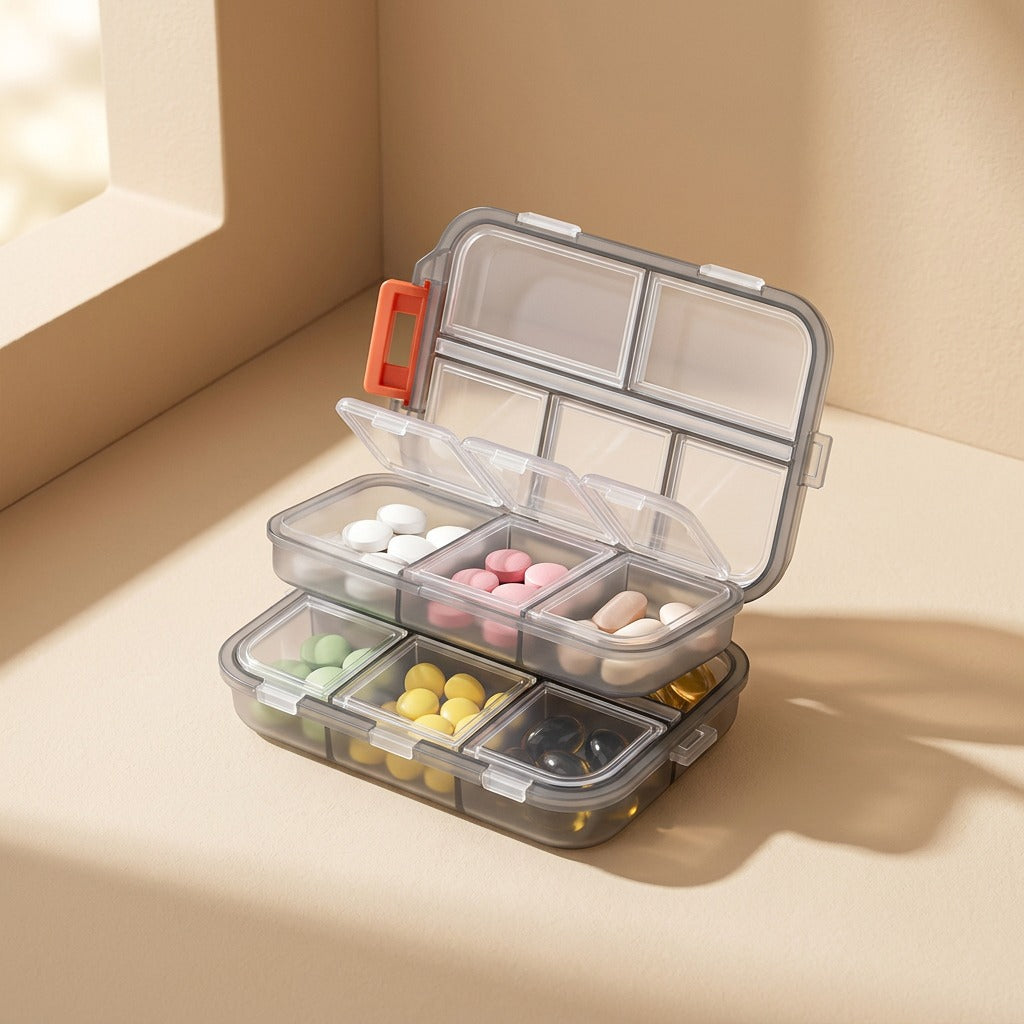 Dosekeeper™ Polypropylene Pill Box