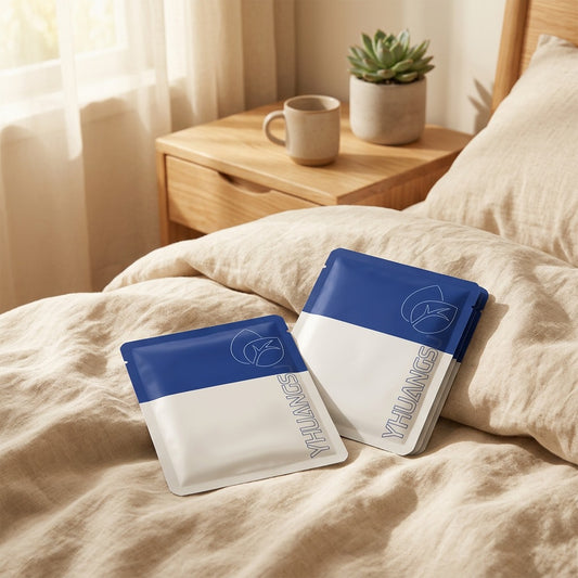 Lullveil™ Non-Woven Steam Eye Mask for Rest in a calm home setting