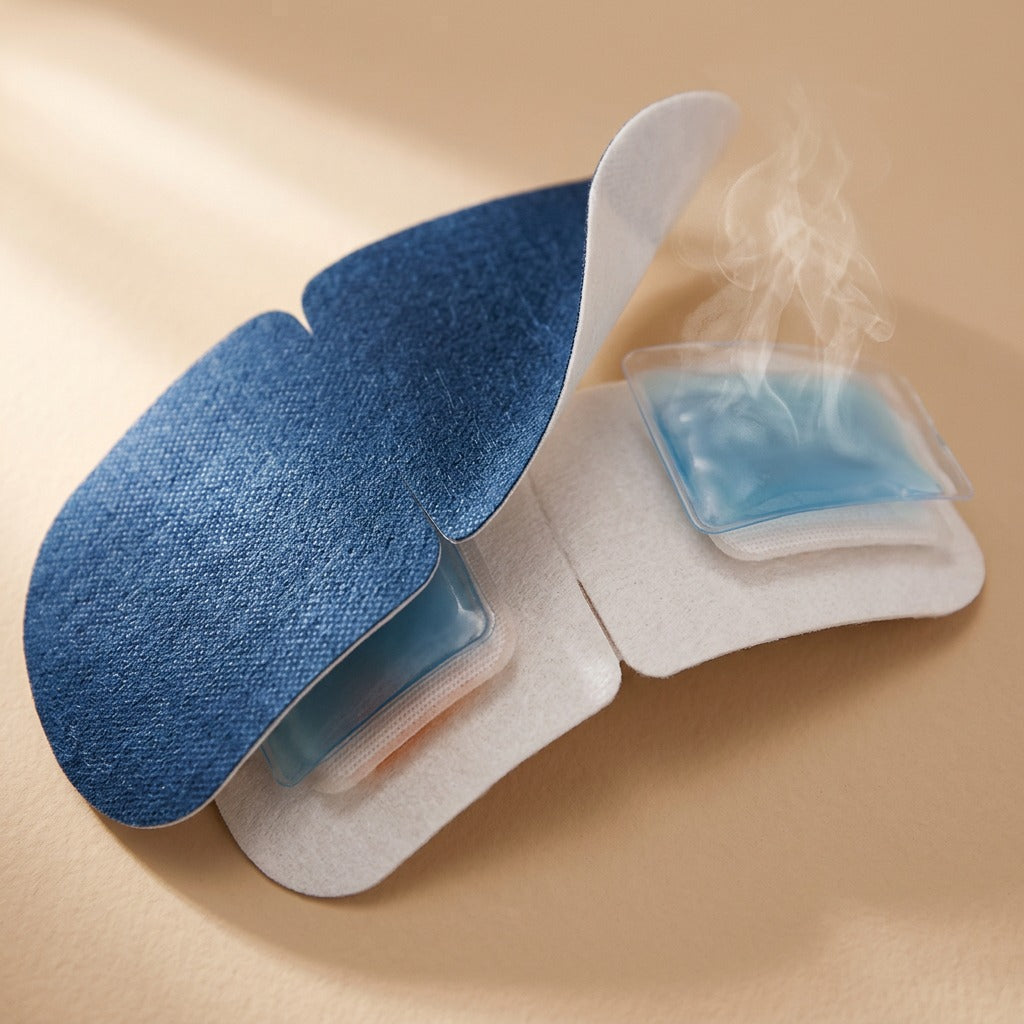 Vaporloom™ Non-Woven Steam Hot Compress Eye Mask, material and detail close-up