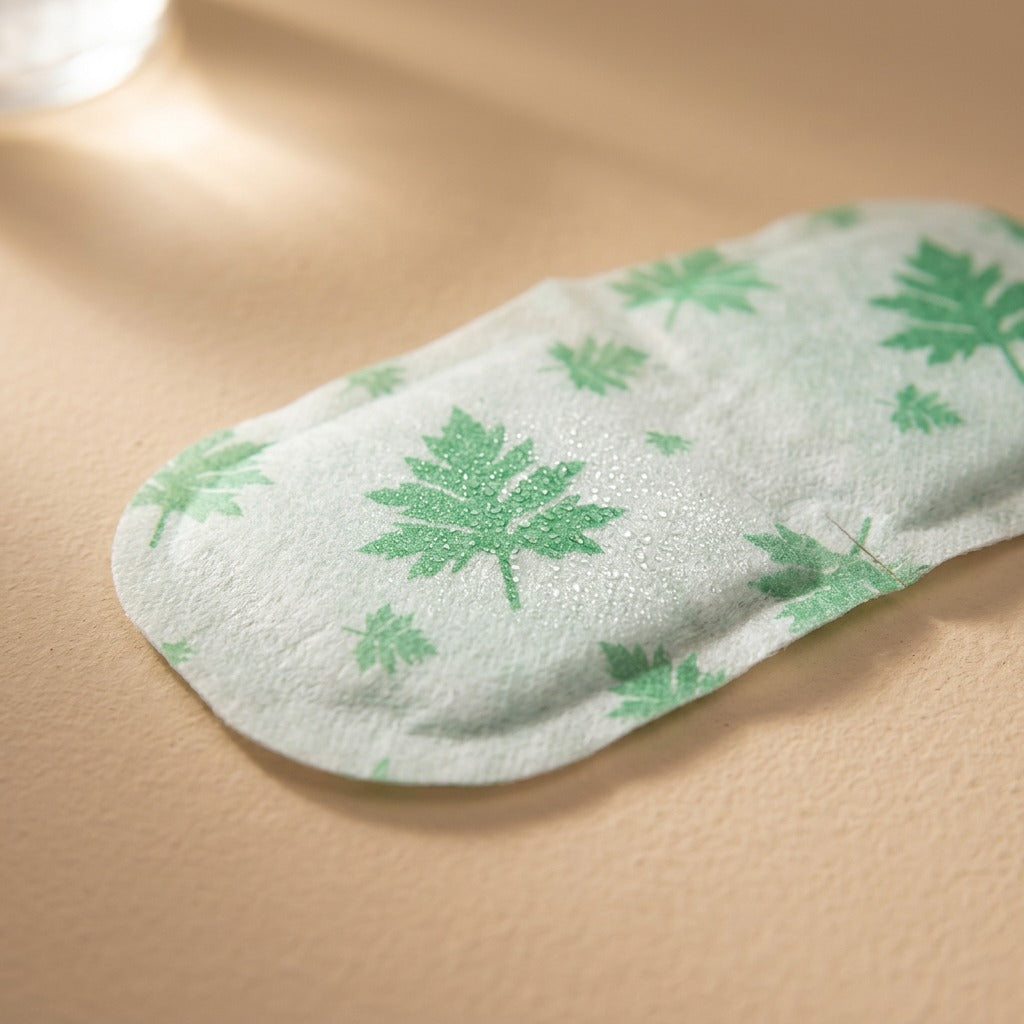 Vaporlull™ Steam Eye Mask, material and detail close-up