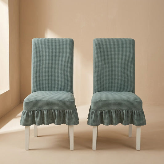 Seatveil™ Elastic Fabric Chair Cover with Skirt