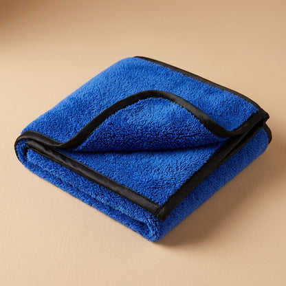 Coralwash™ Coral Fleece Car Wash Towel, material and detail close-up