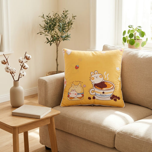 Cozydrift™ Foldable Air Conditioning Quilt Pillow in a calm home setting