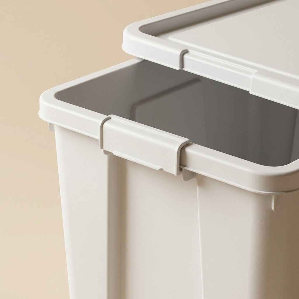 Cratewell™ Thickened Plastic Storage Box, material and detail close-up