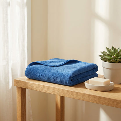 Dripwell™ 300g Car Wash Towel in a calm home setting