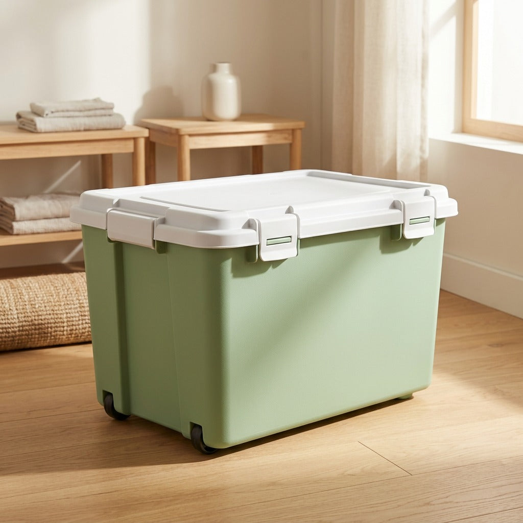 Gearvault™ Extra Large Plastic Storage Box, styled close view