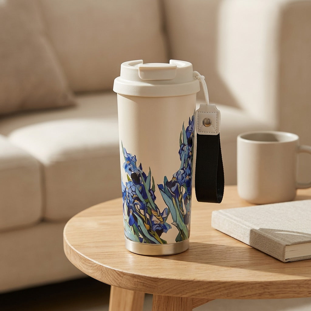 Frostlock™ Stainless Steel Vacuum Flask, styled close view
