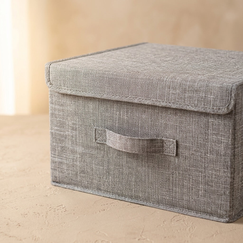 Neatnook™ Non-Woven Folding Storage Box, material and detail close-up