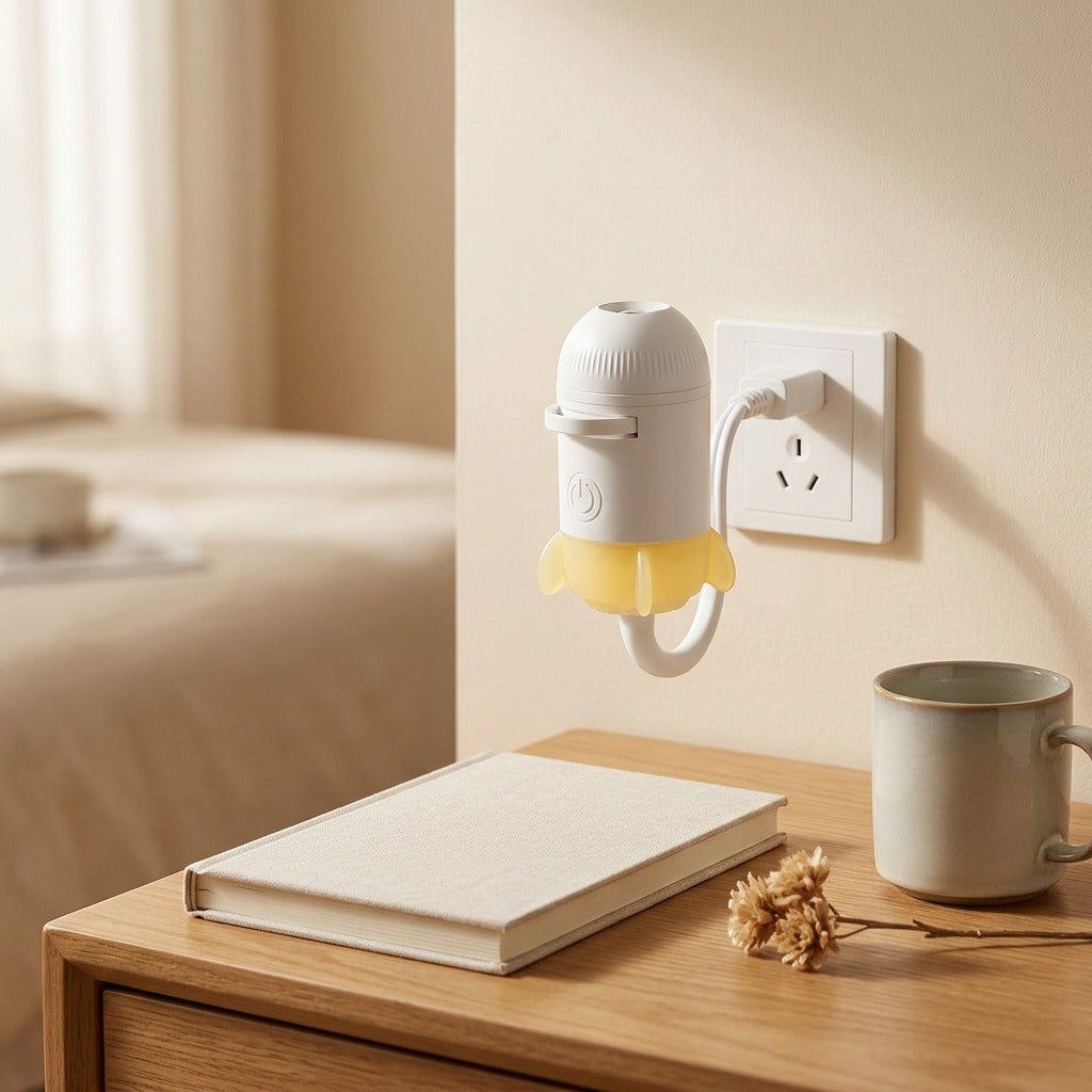 Nebulume™ Voice-Controlled Galaxy Night Light, styled close view