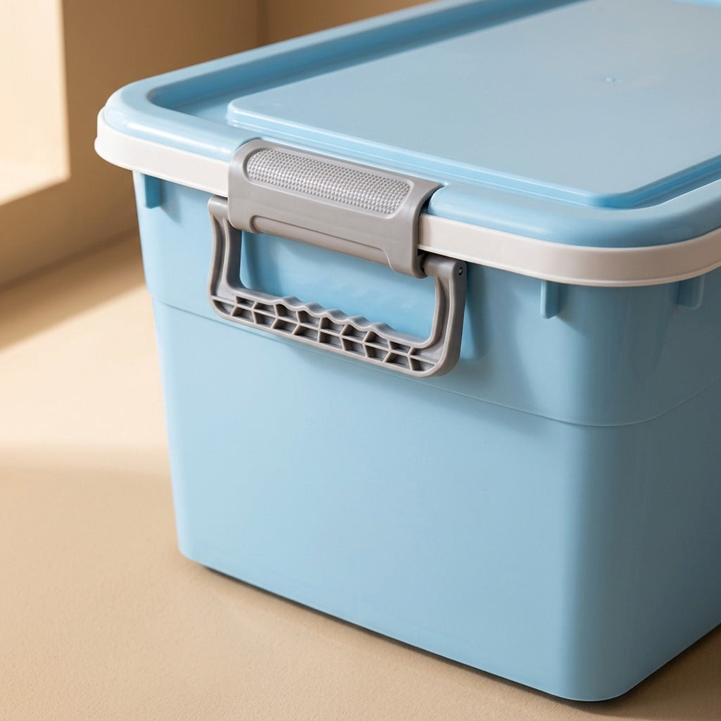 Rollnest™ Extra Large Plastic Storage Box, material and detail close-up