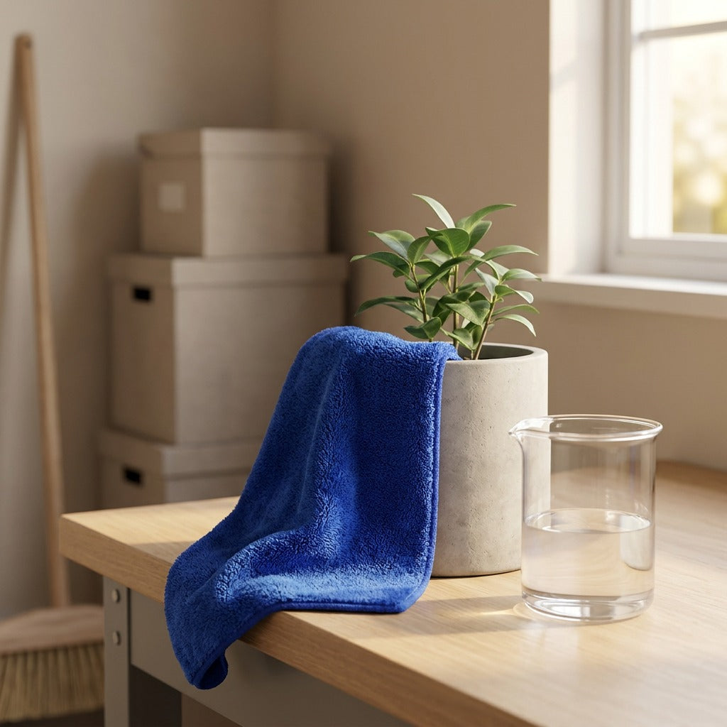Shinewipe™ Microfiber Car Wash Towel, styled close view