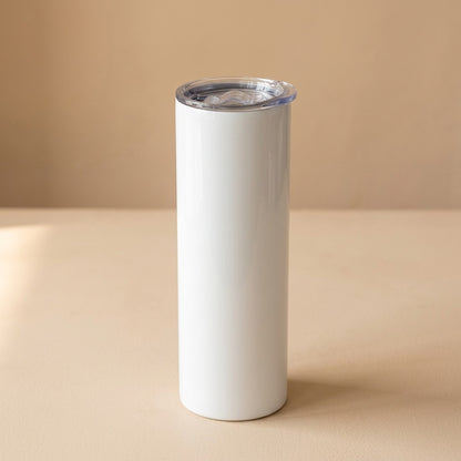 Steelcoat™ Stainless Steel Sublimation Cup, material and detail close-up