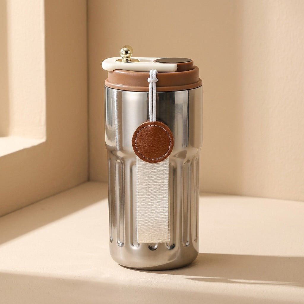 Thermkeep™ 316 Stainless Steel Temperature Display Coffee Cup