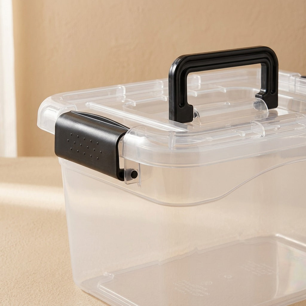 Toteview™ Portable Clear Storage Box, material and detail close-up