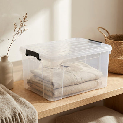 Toteview™ Portable Clear Storage Box, styled close view