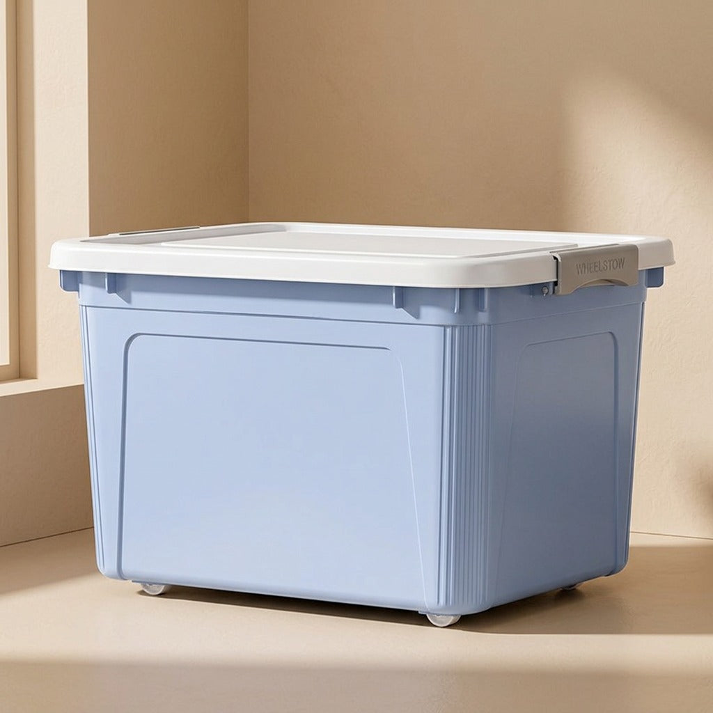 Wheelstow™ Large Plastic Storage Box with Pulleys