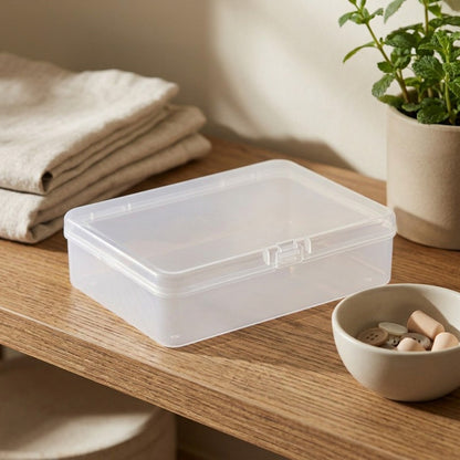 Clearkit™ Transparent PP Storage Box, styled close view