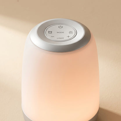 Daydream™ Sunrise Sunset Alarm Clock Night Light, material and detail close-up