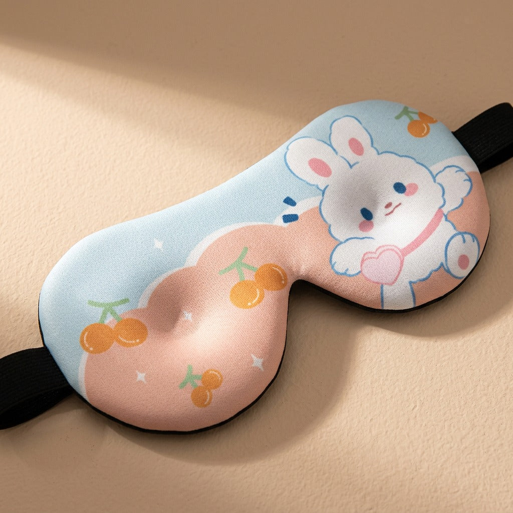 Dreamprint™ 3D Memory Foam Blackout Eye Mask, material and detail close-up