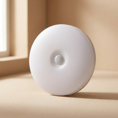 Sensglow™ Round Sensor Night Light with Acrylic Shade, material and detail close-up