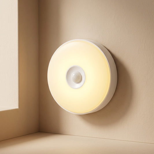 Sensglow™ Round Sensor Night Light with Acrylic Shade