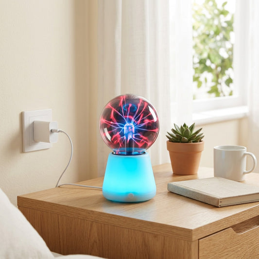 Ionflare™ Touch Sensor Color Changing Night Light in a calm home setting