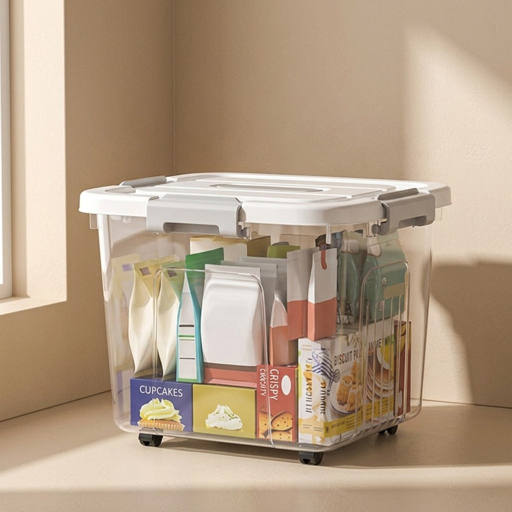 Rollcrate™ Plastic Wheeled Storage Box