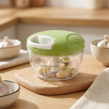 Minceleaf™ Manual Garlic Masher and Vegetable Cutter, styled close view