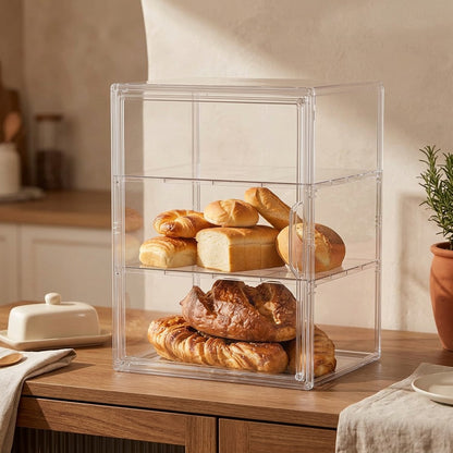 Peekbox™ Transparent PET Storage and Display Box, styled close view