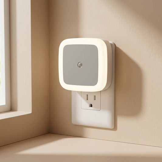 Bedglow™ Bedside Night Light with Plastic Shade