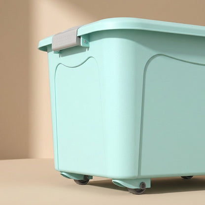Roombin™ Extra Large Plastic Toy Storage Box, material and detail close-up