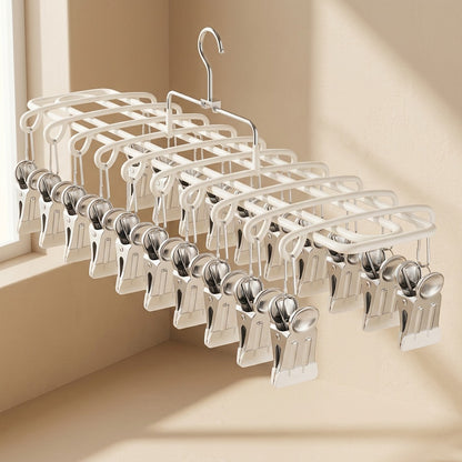 Snapdry™ 20-Clip Stainless Steel Sock Drying Rack