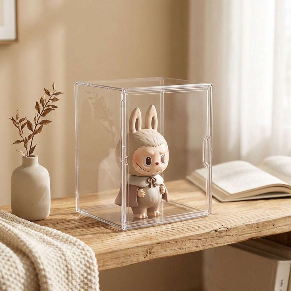 Stackhaven™ Stackable Figure Storage Box, styled close view