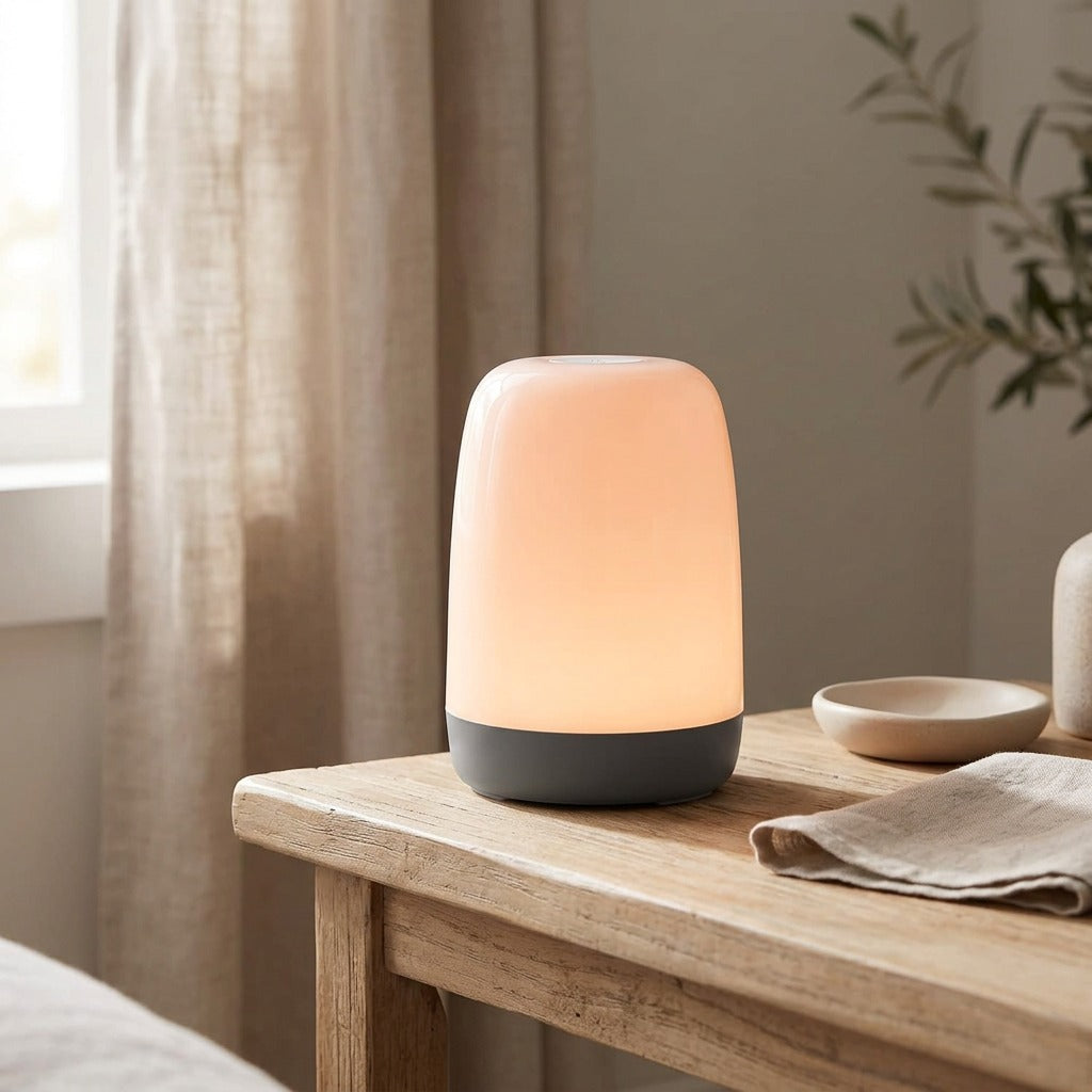 Sunriseglow™ Sunrise Alarm Night Light, styled close view