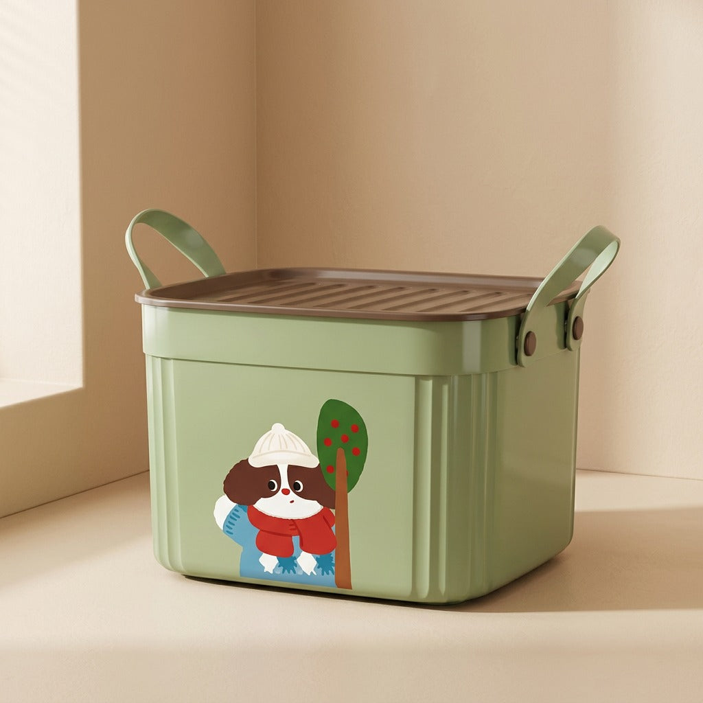 Tidytoon™ Cartoon Storage Box with Lid