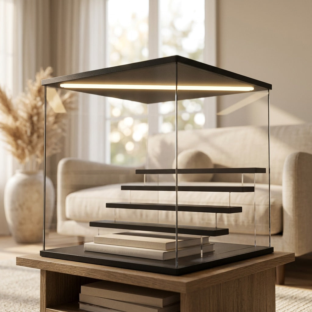 Tierhold™ Acrylic Blind Box Display Rack, styled close view