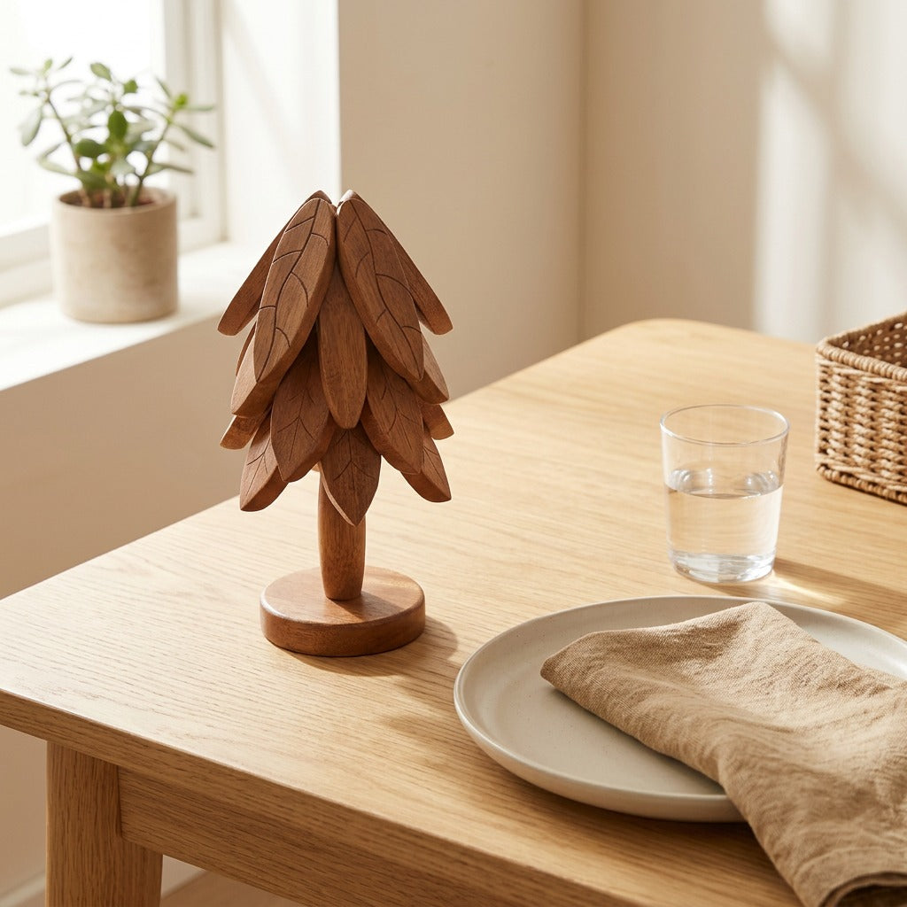 Bamwell™ Bamboo Dining Table Mat in a calm home setting