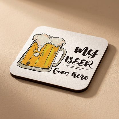 Blotmark™ Custom Absorbent Paper Coasters, material and detail close-up