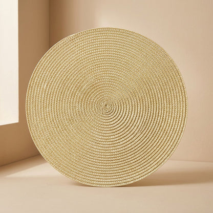 Dineweave™ Round Woven Plastic Placemat