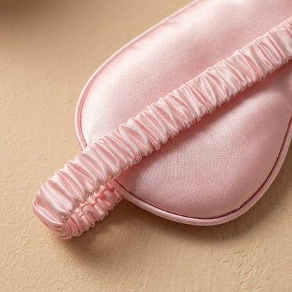 Doublease™ Polyester Double-Sided Eye Mask, material and detail close-up