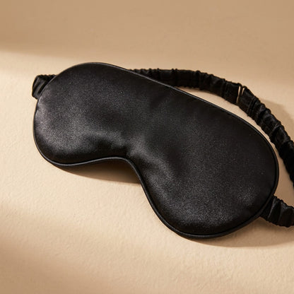 Dreamlull™ Silk Eye Mask for Sleep, material and detail close-up