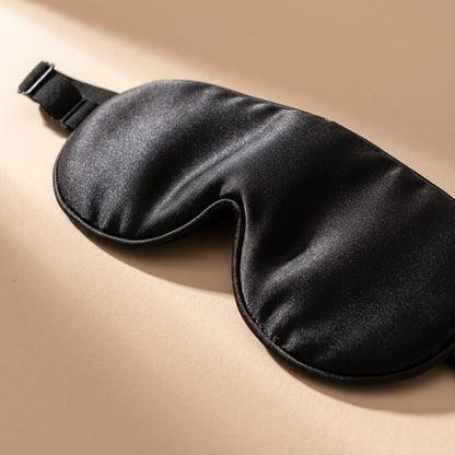 Dreamveil™ Mulberry Silk Sleep Mask, material and detail close-up
