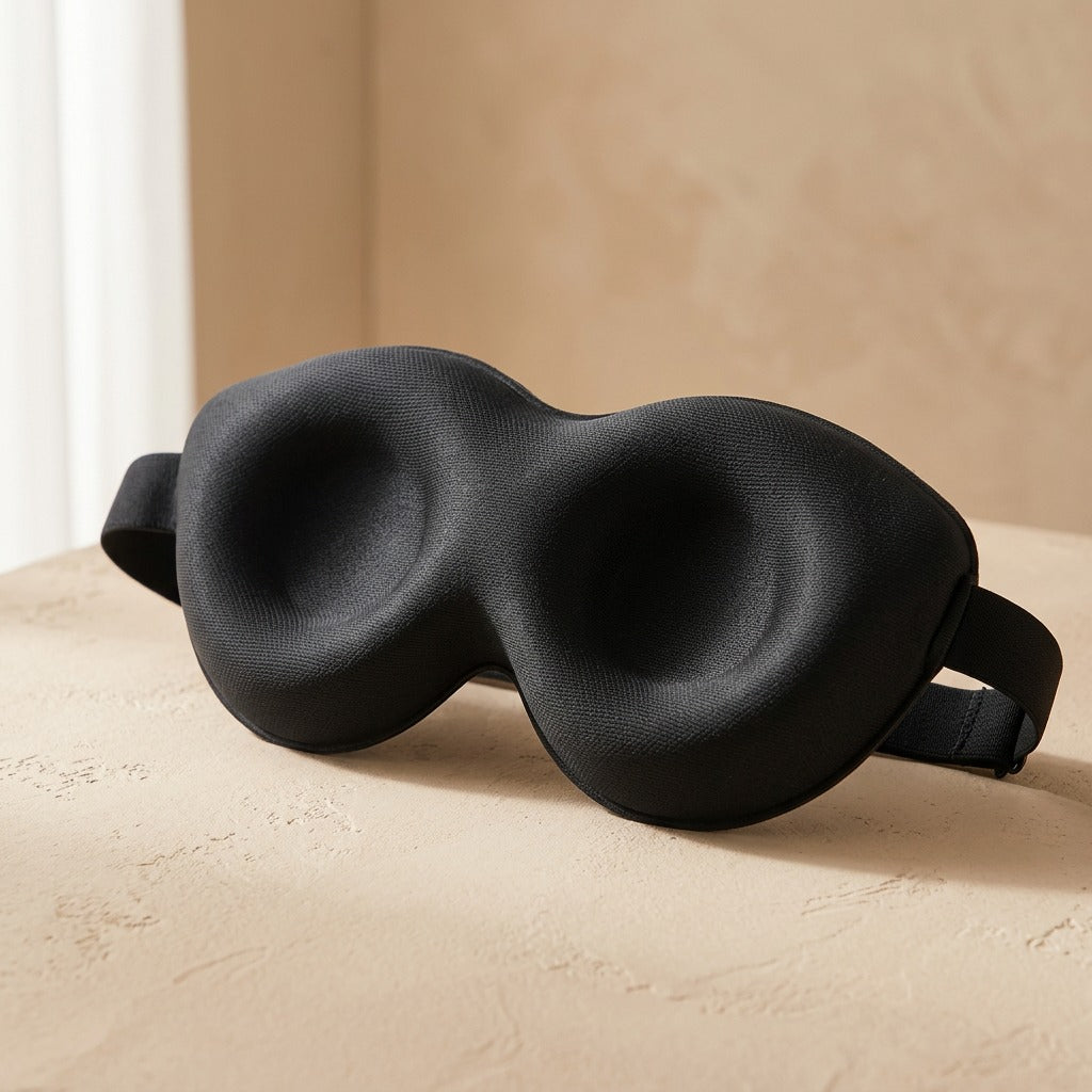 Dreemwell™ 3D Light-Blocking Sleep Mask, material and detail close-up